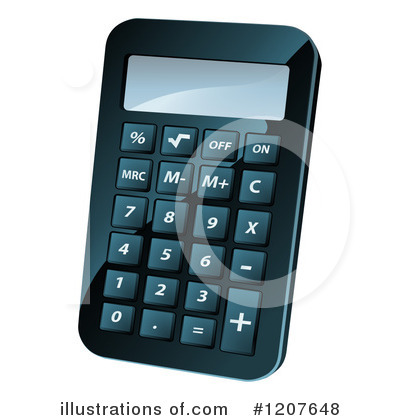 Calculator Clipart #1207648 by AtStockIllustration