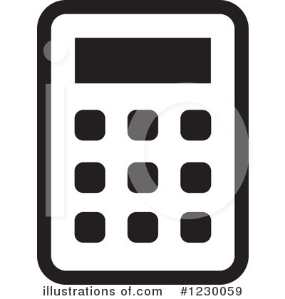 Calculator Clipart #1230059 by Lal Perera