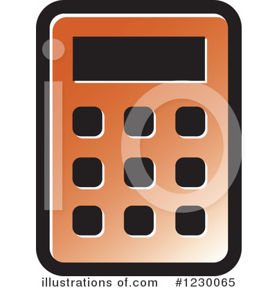 Calculator Clipart #1230065 by Lal Perera