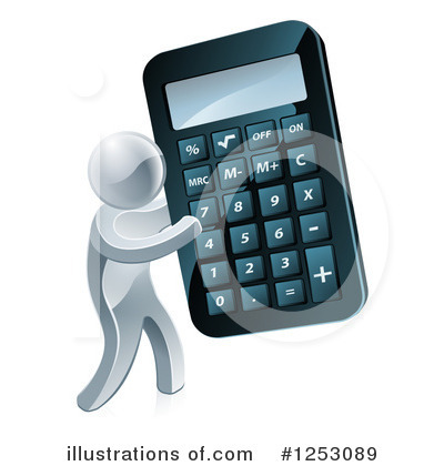 Calculator Clipart #1253089 by AtStockIllustration