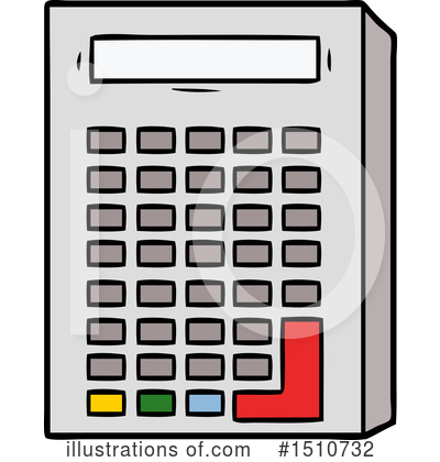 Royalty-Free (RF) Calculator Clipart Illustration by lineartestpilot - Stock Sample #1510732
