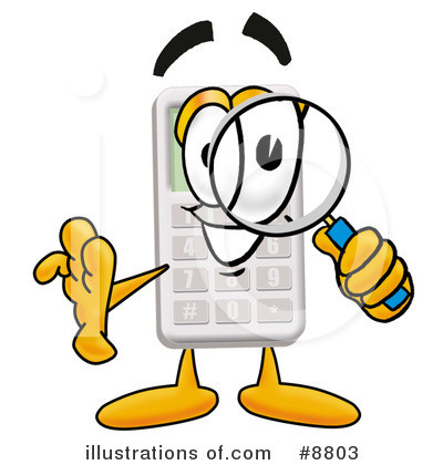 Calculator Clipart #8803 by Toons4Biz