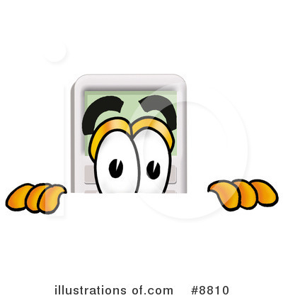 Royalty-Free (RF) Calculator Clipart Illustration by Mascot Junction - Stock Sample #8810