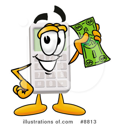 Calculator Clipart #8813 by Mascot Junction