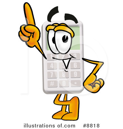 Calculator Clipart #8818 by Toons4Biz