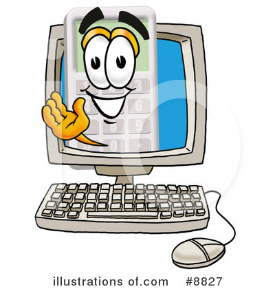 Calculator Clipart #8827 by Toons4Biz