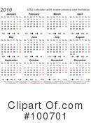 Calendar Clipart #100701 by MilsiArt
