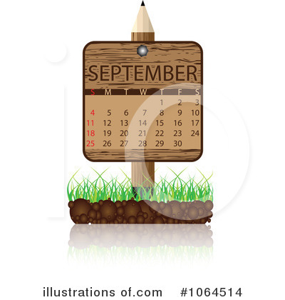 Royalty-Free (RF) Calendar Clipart Illustration by Andrei Marincas - Stock Sample #1064514