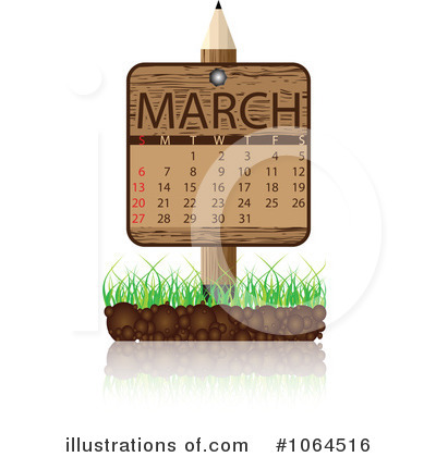 Royalty-Free (RF) Calendar Clipart Illustration by Andrei Marincas - Stock Sample #1064516
