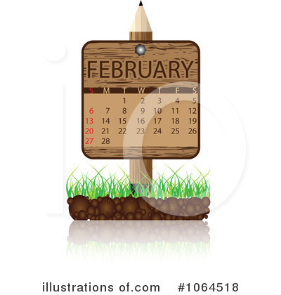 Royalty-Free (RF) Calendar Clipart Illustration by Andrei Marincas - Stock Sample #1064518