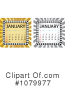Calendar Clipart #1079977 by Andrei Marincas