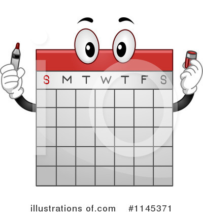Royalty-Free (RF) Calendar Clipart Illustration by BNP Design Studio - Stock Sample #1145371