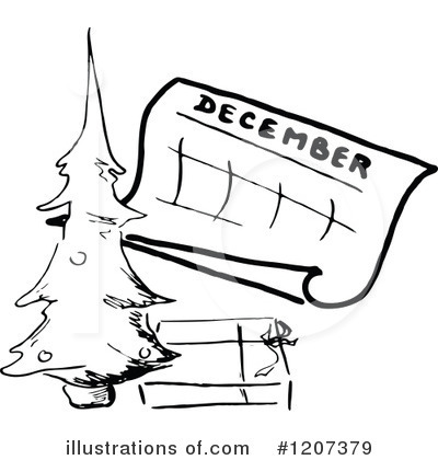 Christmas Tree Clipart #1207379 by Prawny Vintage