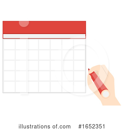 Royalty-Free (RF) Calendar Clipart Illustration by BNP Design Studio - Stock Sample #1652351