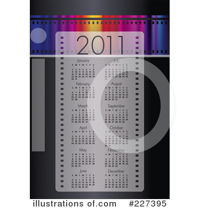 Royalty-Free (RF) Calendar Clipart Illustration by Eugene - Stock Sample #227395