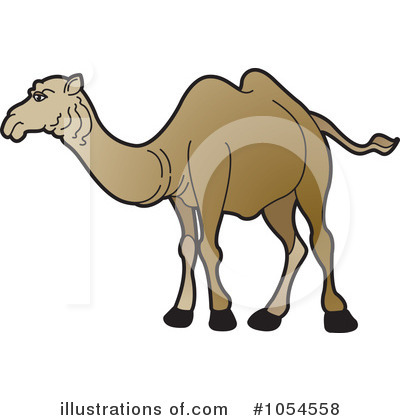 Royalty-Free (RF) Camel Clipart Illustration by Lal Perera - Stock Sample #1054558