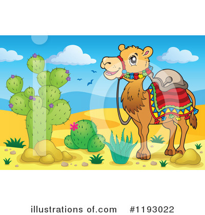Royalty-Free (RF) Camel Clipart Illustration by visekart - Stock Sample #1193022