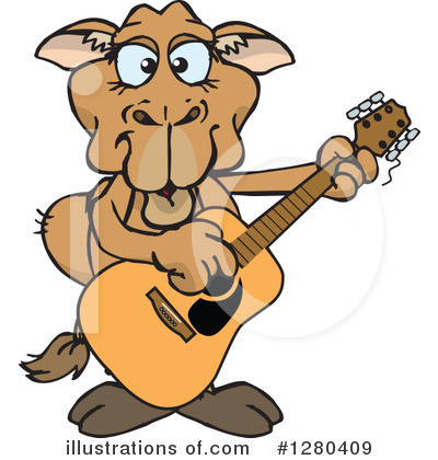 Royalty-Free (RF) Camel Clipart Illustration by Dennis Holmes Designs - Stock Sample #1280409