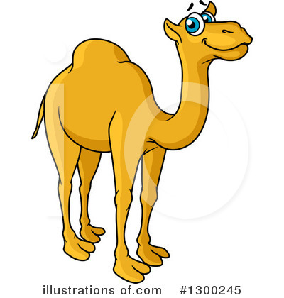 Royalty-Free (RF) Camel Clipart Illustration by Vector Tradition SM - Stock Sample #1300245