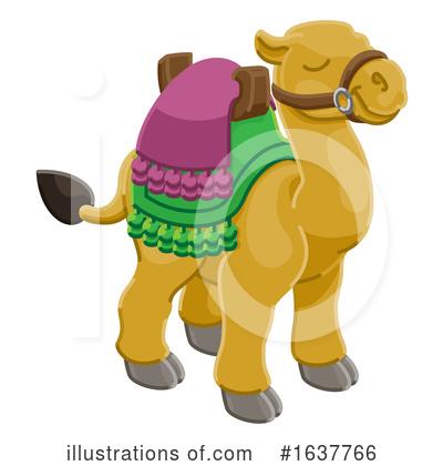 Camel Clipart #1637766 by AtStockIllustration