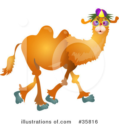 Royalty-Free (RF) Camel Clipart Illustration by Prawny - Stock Sample #35816