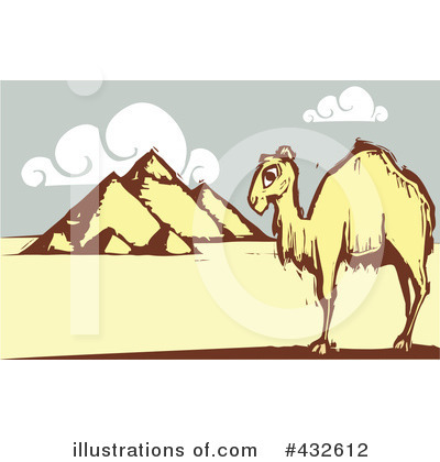 Royalty-Free (RF) Camel Clipart Illustration by xunantunich - Stock Sample #432612