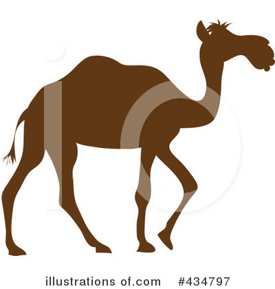 Royalty-Free (RF) Camel Clipart Illustration by Pams Clipart - Stock Sample #434797