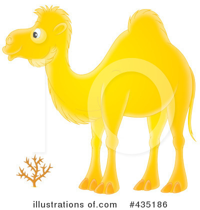Royalty-Free (RF) Camel Clipart Illustration by Alex Bannykh - Stock Sample #435186