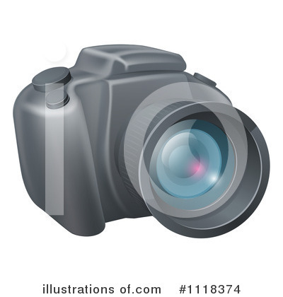 Royalty-Free (RF) Camera Clipart Illustration by AtStockIllustration - Stock Sample #1118374