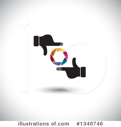 Royalty-Free (RF) Camera Clipart Illustration by ColorMagic - Stock Sample #1340746