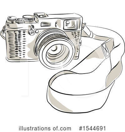 Royalty-Free (RF) Camera Clipart Illustration by patrimonio - Stock Sample #1544691