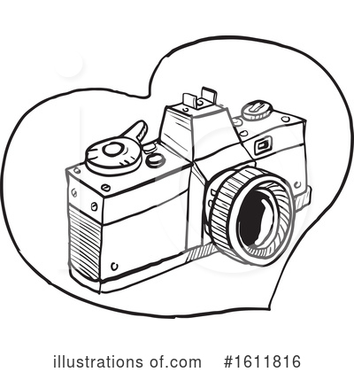 Royalty-Free (RF) Camera Clipart Illustration by patrimonio - Stock Sample #1611816