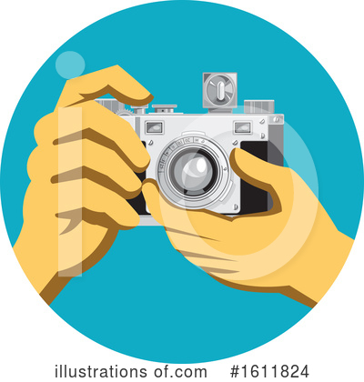 Royalty-Free (RF) Camera Clipart Illustration by patrimonio - Stock Sample #1611824