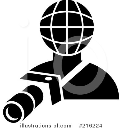 Royalty-Free (RF) Camera Clipart Illustration by patrimonio - Stock Sample #216224