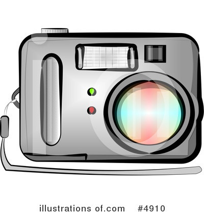 Royalty-Free (RF) Camera Clipart Illustration by djart - Stock Sample #4910