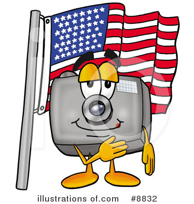 Royalty-Free (RF) Camera Clipart Illustration by Mascot Junction - Stock Sample #8832