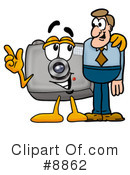 Camera Clipart #8862 by Mascot Junction
