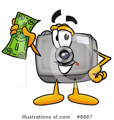 Royalty-Free (RF) Camera Clipart Illustration by Mascot Junction - Stock Sample #8867