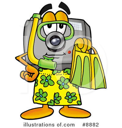Camera Clipart #8882 by Toons4Biz