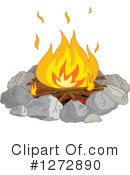 Camp Fire Clipart #1272890 by Pushkin