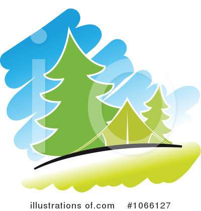Royalty-Free (RF) Camping Clipart Illustration by Vector Tradition SM - Stock Sample #1066127