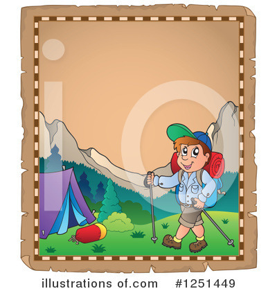 Royalty-Free (RF) Camping Clipart Illustration by visekart - Stock Sample #1251449