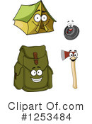 Camping Clipart #1253484 by Vector Tradition SM