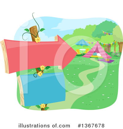 Royalty-Free (RF) Camping Clipart Illustration by BNP Design Studio - Stock Sample #1367678