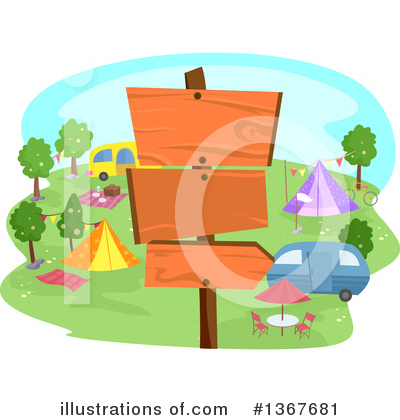 Royalty-Free (RF) Camping Clipart Illustration by BNP Design Studio - Stock Sample #1367681
