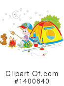 Camping Clipart #1400640 by Alex Bannykh