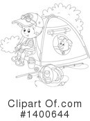 Camping Clipart #1400644 by Alex Bannykh