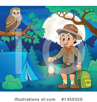 Royalty-Free (RF) Camping Clipart Illustration by visekart - Stock Sample #1450320