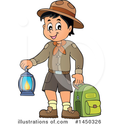 Royalty-Free (RF) Camping Clipart Illustration by visekart - Stock Sample #1450326