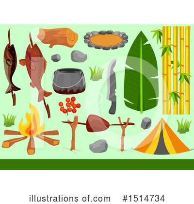 Royalty-Free (RF) Camping Clipart Illustration by BNP Design Studio - Stock Sample #1514734